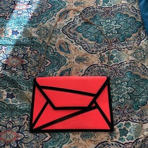 Neon Pink Aztec Purse